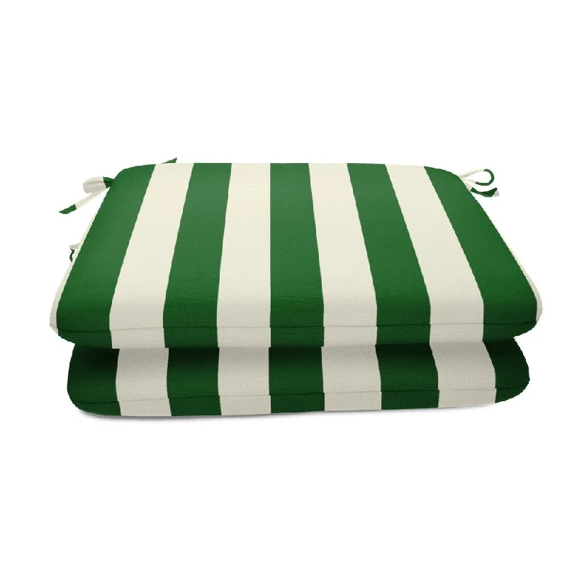 Don't Wait 20 x 18 Sunbrella Seat Pad 2 Pack - 20"W x 18"D x 2.5"H