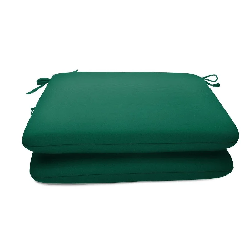 Super Bargain 20 x 18 Sunbrella Seat Pad 2 Pack - 20"W x 18"D x 2.5"H