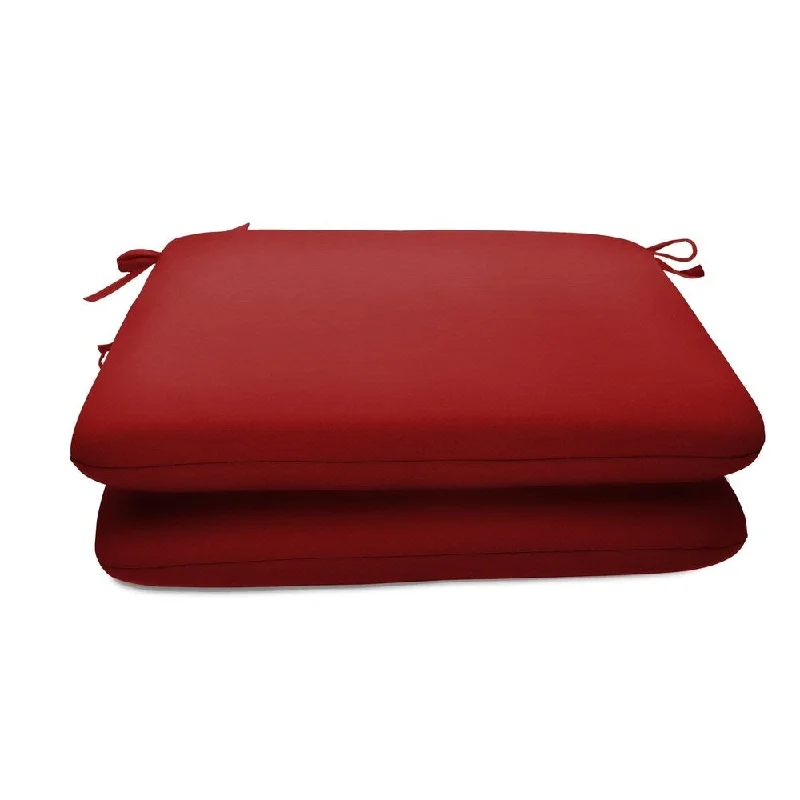Can't Miss 20 x 18 Sunbrella Seat Pad 2 Pack - 20"W x 18"D x 2.5"H