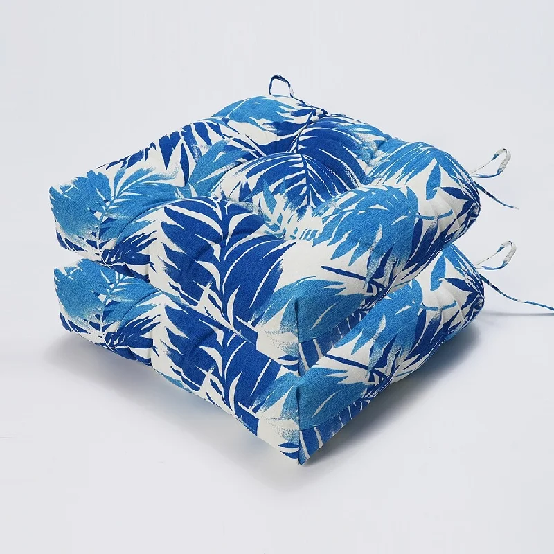 Great Deals 2pcs Outdoor Chair Cushions Thickened Seat Cushions with Ties