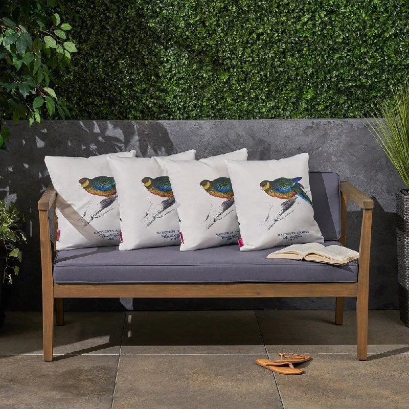 Avian Outdoor 17.75" Square Cushion (Set of 4）by Christopher Knight Home