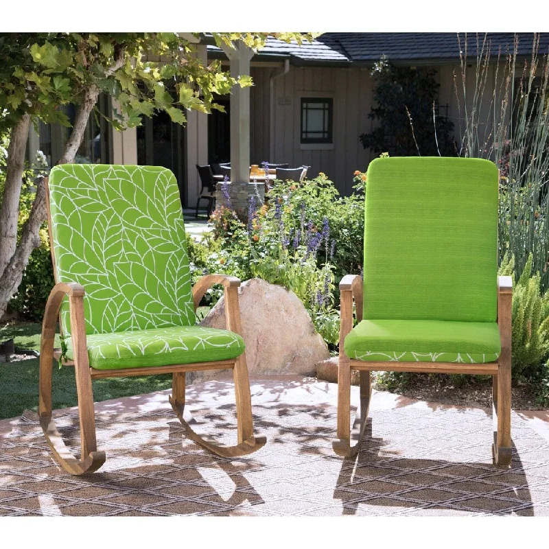 Botanical patio furniture cushions