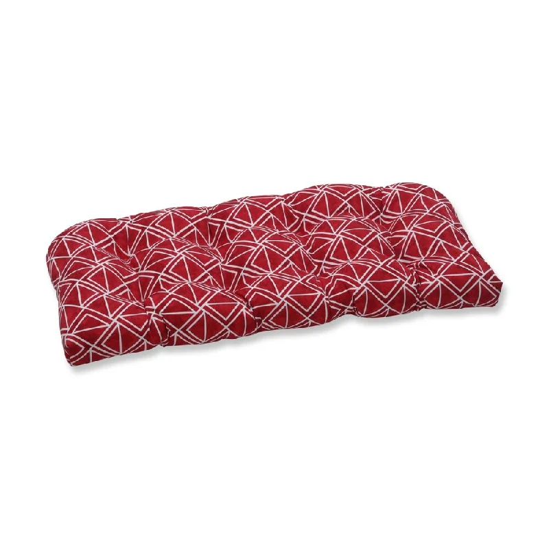 Daily Specials Boulder Bay Geometric Wicker Loveseat Cushion by Havenside Home