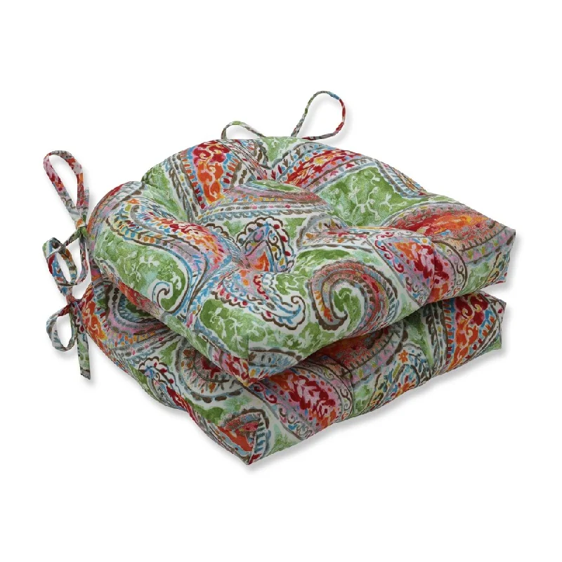 Bargain Bin Bright & Lively Fiesta Reversible Chair Pad (Set of 2)