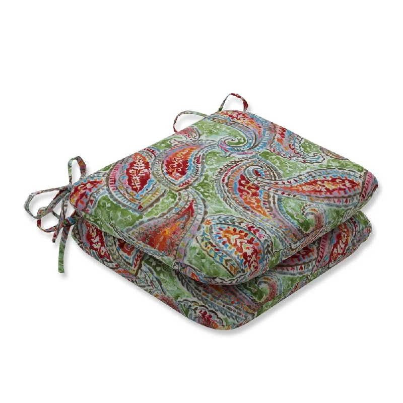 Price Smash Bright & Lively Fiesta Rounded Corners Seat Cushion (Set of 2)