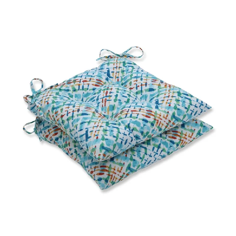 New Arrival Capiz Opal Wrought Iron Seat Cushion (Set of 2)