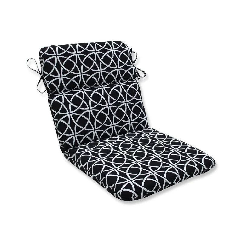 Shop and Save Catamaran Tile Onyx Rounded Corners Chair Cushion