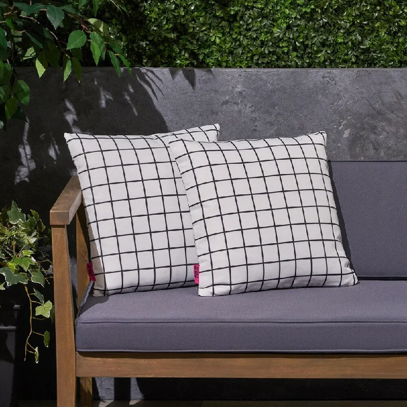 Chadna Outdoor 17.75" Square Cushion (Set of 2）by Christopher Knight Home