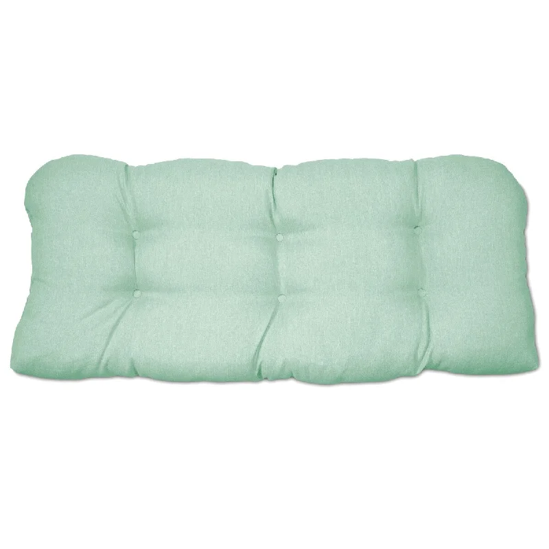 Quick Sale Decor Therapy Outdoor Patio Tufted Settee Cushion