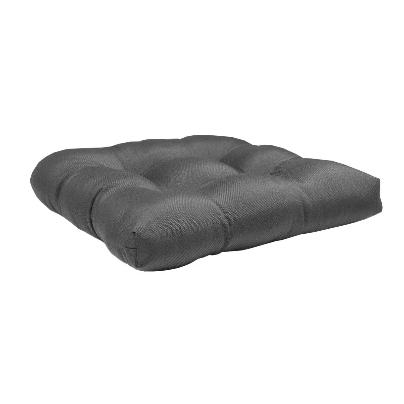 Price Meltdown Decor Therapy Outdoor Solid Canvas Charcoal Tufted Seat Cushion, Gray - 19 in. x 19 in. x 5 in. Price Meltdown Decor Therapy Outdoor Solid Canvas Charcoal Tufted Seat Cushion, Gray - 19 in. x 19 in. x 5 in.