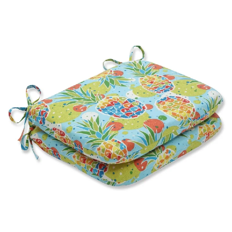 Limited Availability Hala Kahiki Tropic Blue Rounded Corners Seat Cushion (Set of 2) Limited Availability Hala Kahiki Tropic Blue Rounded Corners Seat Cushion (Set of 2)