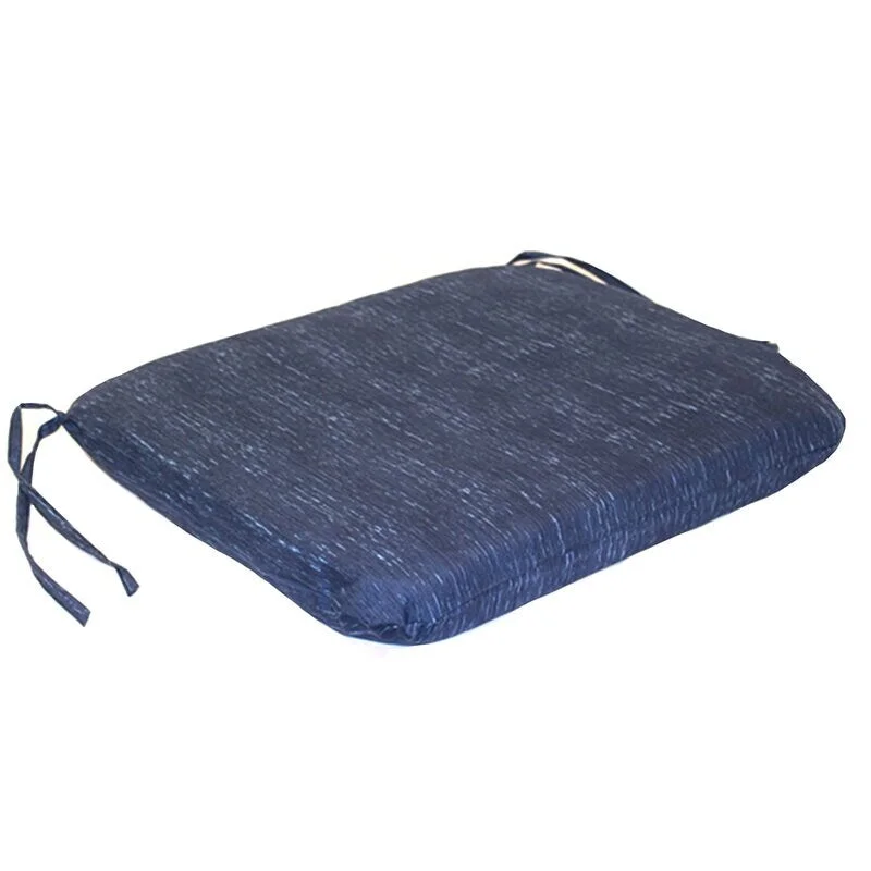 Home Fashions International Blue Indoor/ Outdoor Chair Cushions (Set of 2)