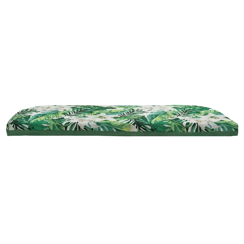 Laguna Bench Seat Cushion 48 x 18 in Green - 48" x 18"