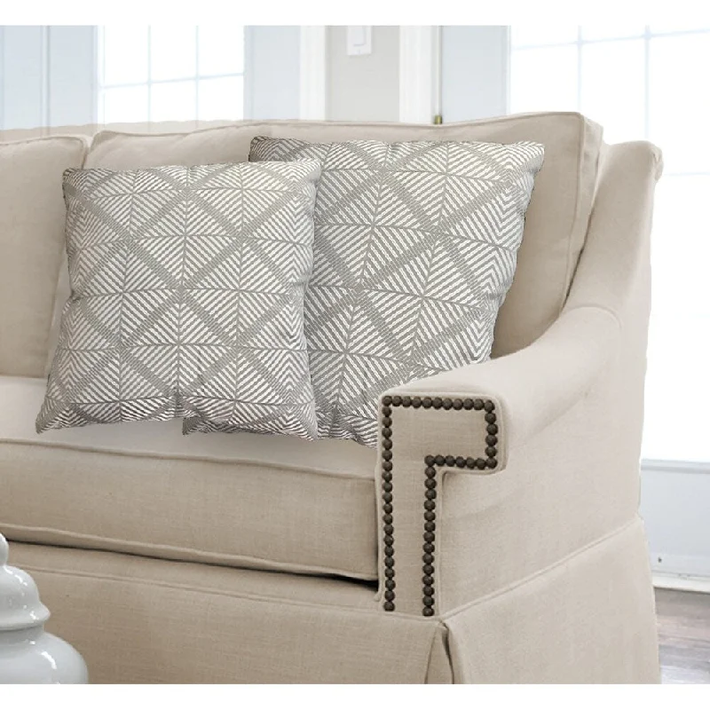 YEAR-End Clearance Lauren Taylor- Manchester 2pk Jacquard Cushions