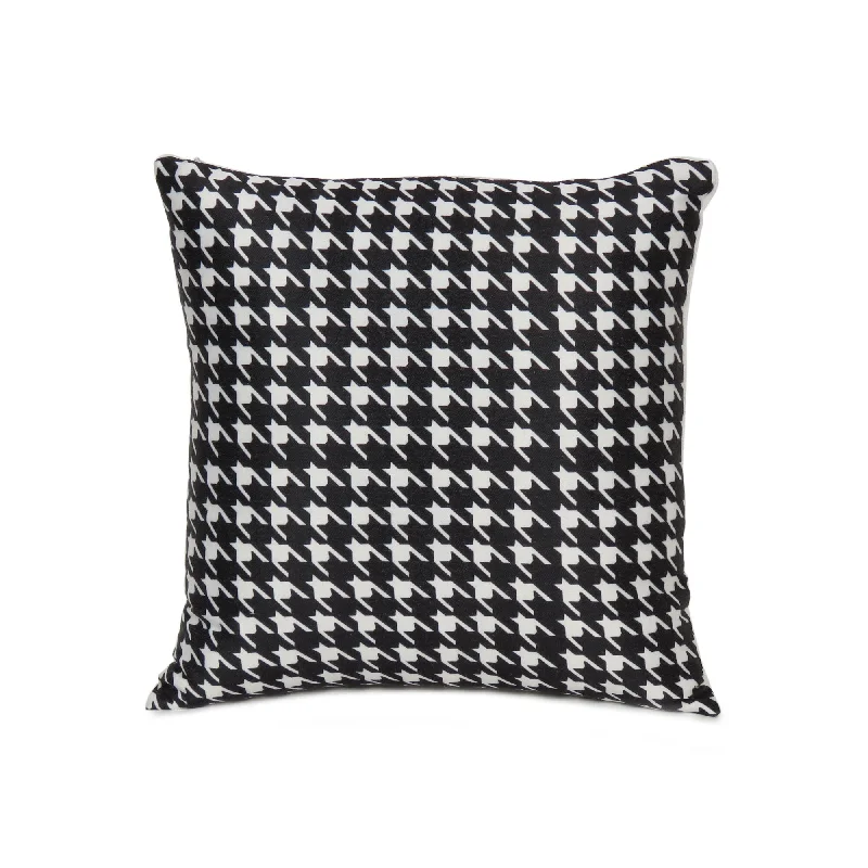 Black Houndstooth Vector Pattern