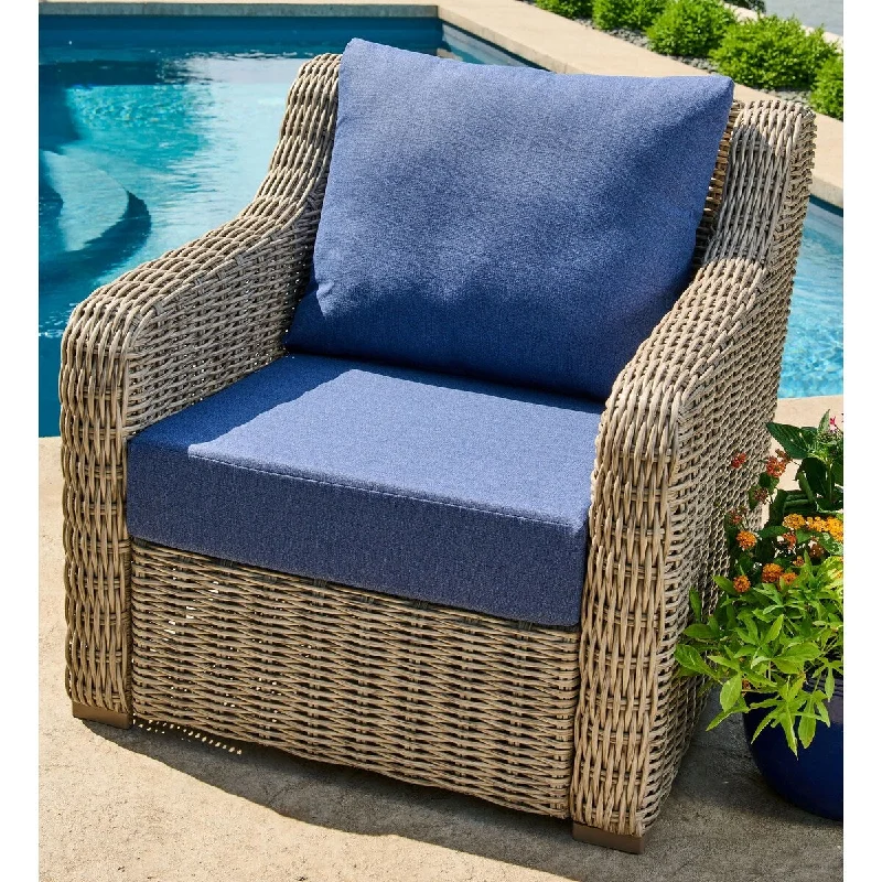 Outdoor 24" x 24" 2 Piece Deep Seat Cushion Set