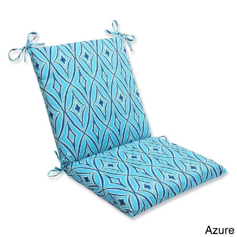Unmissable Offer Outdoor Centro Squared Corners Geometric Chair Cushion with Ties