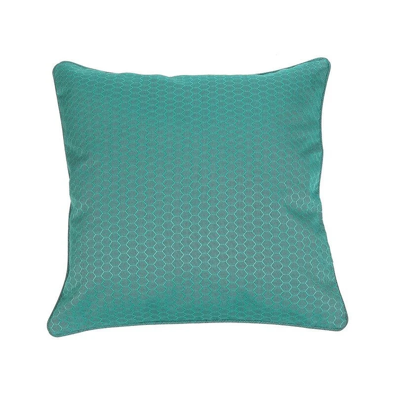 Outdoor Waterproof Cushion (pentagon Teal) - Set Of 2