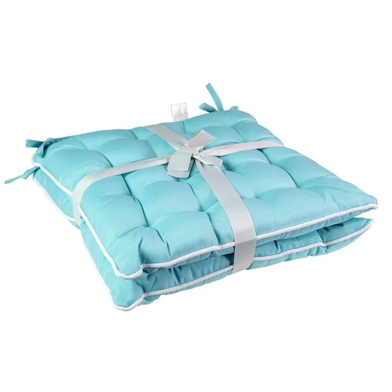 Unmissable Offer Patio Premier 2pk Aqua Spunpoly Seat Cushion with Flame Retardant Filling Unmissable Offer Patio Premier 2pk Aqua Spunpoly Seat Cushion with Flame Retardant Filling