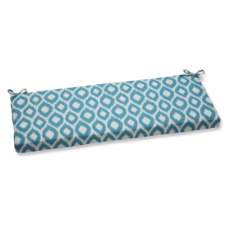 Buy Now Pillow Perfect Bench Cushion with Bella-Dura Shivali Turquoise/Cream Fabric Buy Now Pillow Perfect Bench Cushion with Bella-Dura Shivali Turquoise/Cream Fabric