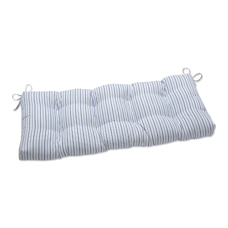 Unmissable Offer Pillow Perfect Outdoor Austin Lapis Blown Bench Cushion