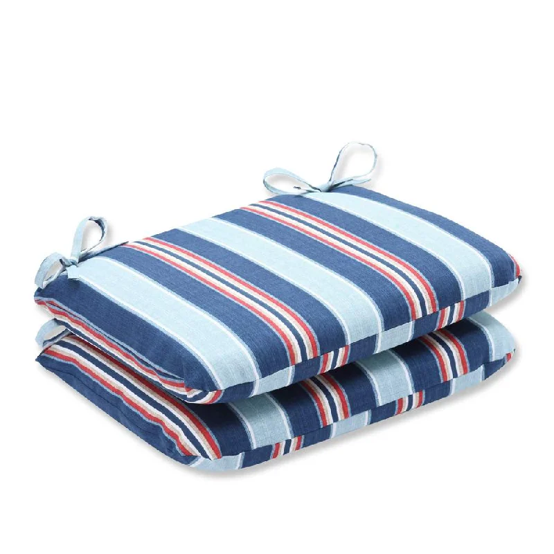 Great Deals Pillow Perfect Outdoor/ Indoor Kingston Stripe Arbor Rounded Corners Seat Cushion (Set of 2) Great Deals Pillow Perfect Outdoor/ Indoor Kingston Stripe Arbor Rounded Corners Seat Cushion (Set of 2)