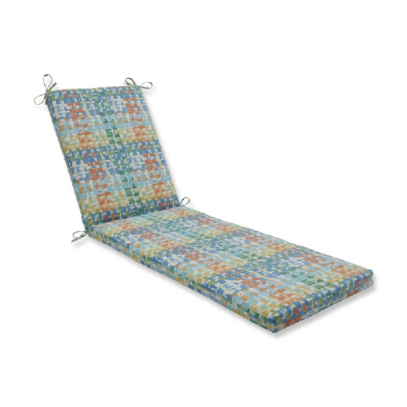 Last Chance Pillow Perfect Outdoor/Indoor Quibble Sunsplash Chaise Lounge Cushion 80x23x3 Last Chance Pillow Perfect Outdoor/Indoor Quibble Sunsplash Chaise Lounge Cushion 80x23x3