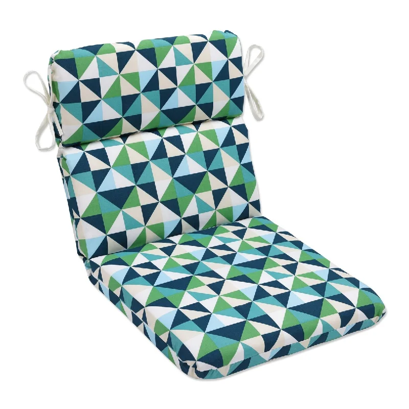 Super Savings Pillow Perfect Outdoor Kaleidoscope Nile Rounded Corners Chair Cushion - 40.5 X 21 X 3 - 40.5 X 21 X 3 Super Savings Pillow Perfect Outdoor Kaleidoscope Nile Rounded Corners Chair Cushion - 40.5 X 21 X 3 - 40.5 X 21 X 3