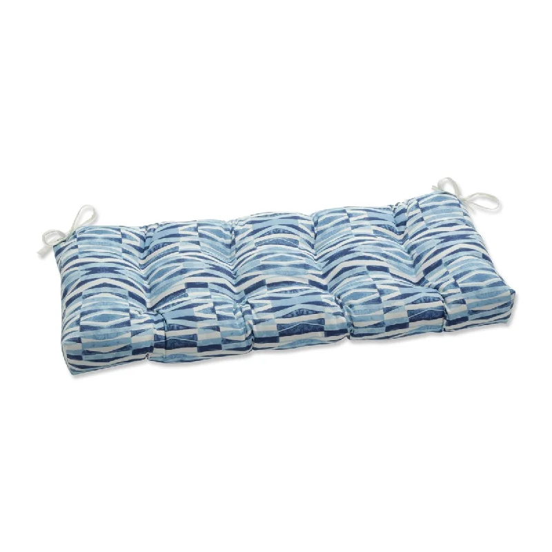 Savings Spectacular Pillow Perfect Outdoor Nevis Waves Sailor Blown Bench Cushion