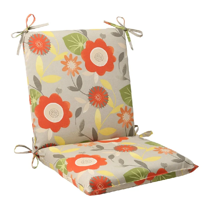 Quick Sale Pillow Perfect Outdoor Rigro Squared Chair Cushion in Stone
