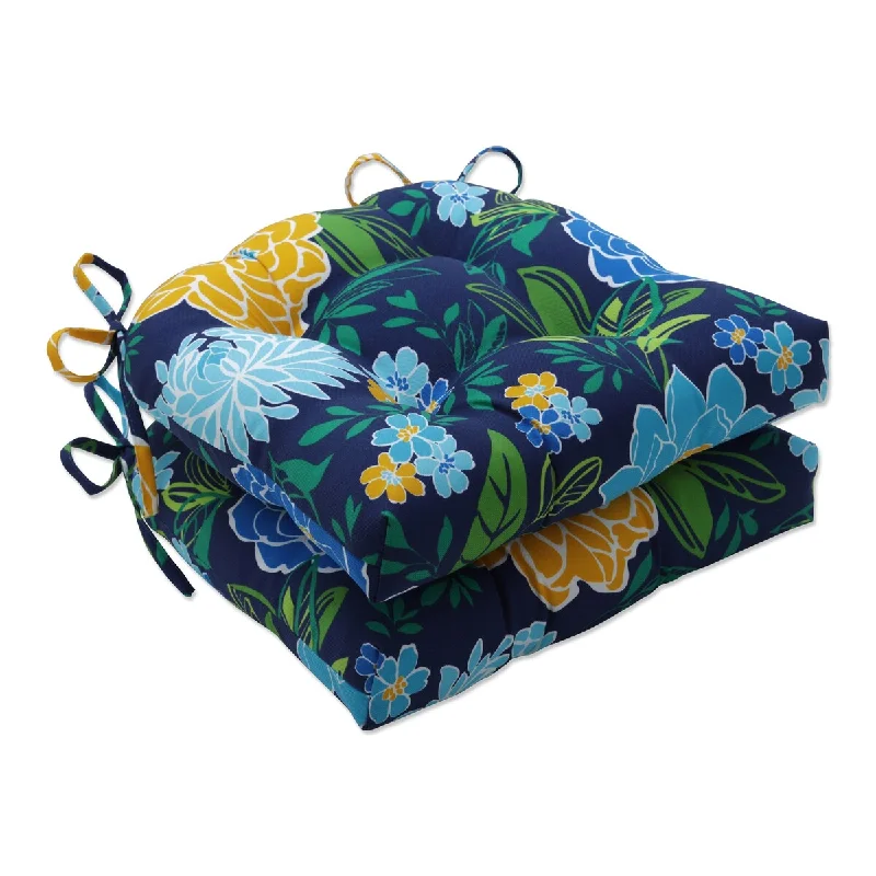 The Best Prices Pillow Perfect Outdoor Spring Bling Blue Reversible Chair Pad (Set of 2) - 15.5 X 16 X 4 - 15.5 X 16 X 4 The Best Prices Pillow Perfect Outdoor Spring Bling Blue Reversible Chair Pad (Set of 2) - 15.5 X 16 X 4 - 15.5 X 16 X 4