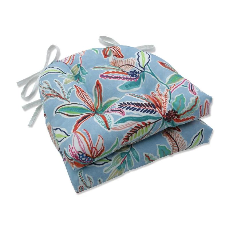 New Markdowns Pillow Perfect Outdoor Sunny Daze Sky Reversible Chair Pad (Set of 2) - 15.5 X 16 X 4 - 15.5 X 16 X 4 New Markdowns Pillow Perfect Outdoor Sunny Daze Sky Reversible Chair Pad (Set of 2) - 15.5 X 16 X 4 - 15.5 X 16 X 4