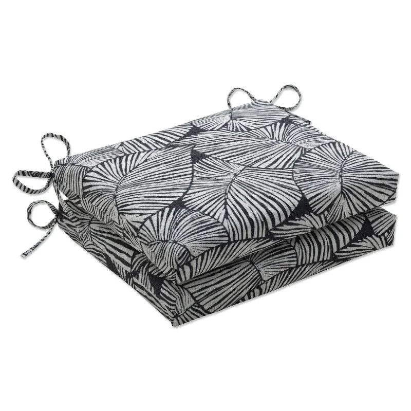 Best Deals Pillow Perfect Outdoor Talia Noir Squared Corners Seat Cushion (Set of 2) - 16 X 18.5 X 3 - 16 X 18.5 X 3 Best Deals Pillow Perfect Outdoor Talia Noir Squared Corners Seat Cushion (Set of 2) - 16 X 18.5 X 3 - 16 X 18.5 X 3