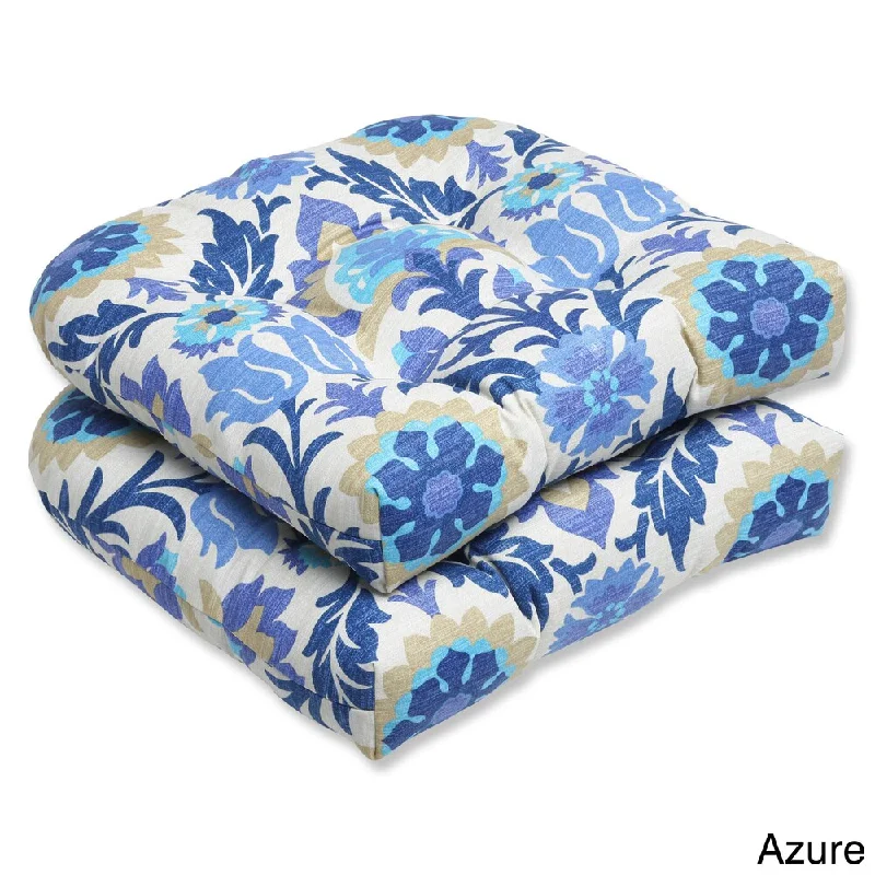 Epic Deals Pillow Perfect 'Santa Maria' Outdoor Wicker Seat Cushions (Set of 2)