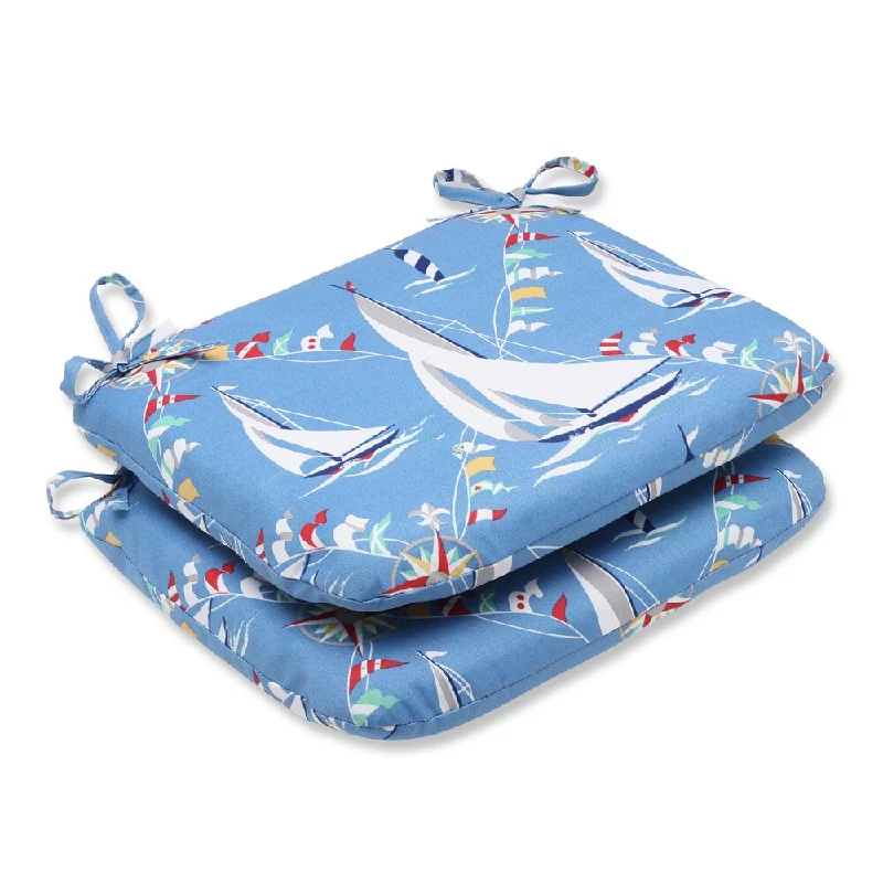 Special Savings Pillow Perfect Set Sail Atlantic Rounded Corners Outdoor Seat Cushions (Set of 2) Special Savings Pillow Perfect Set Sail Atlantic Rounded Corners Outdoor Seat Cushions (Set of 2)