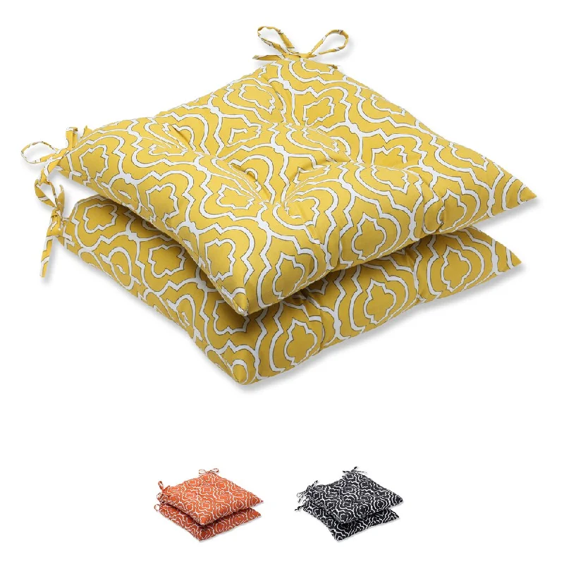 Discount Deals Pillow Perfect 'Starlet' Outdoor Wrought Iron Seat Cushion (Set of 2) Discount Deals Pillow Perfect 'Starlet' Outdoor Wrought Iron Seat Cushion (Set of 2)