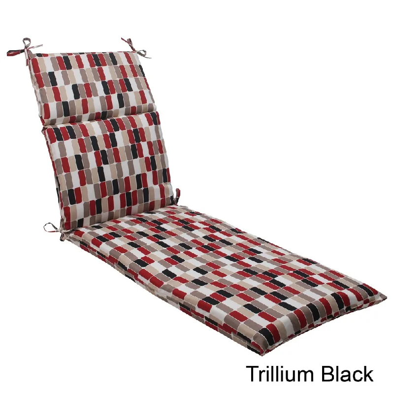 Price Cut Pillow Perfect Trillium Polyester Outdoor Chaise Lounge Cushion