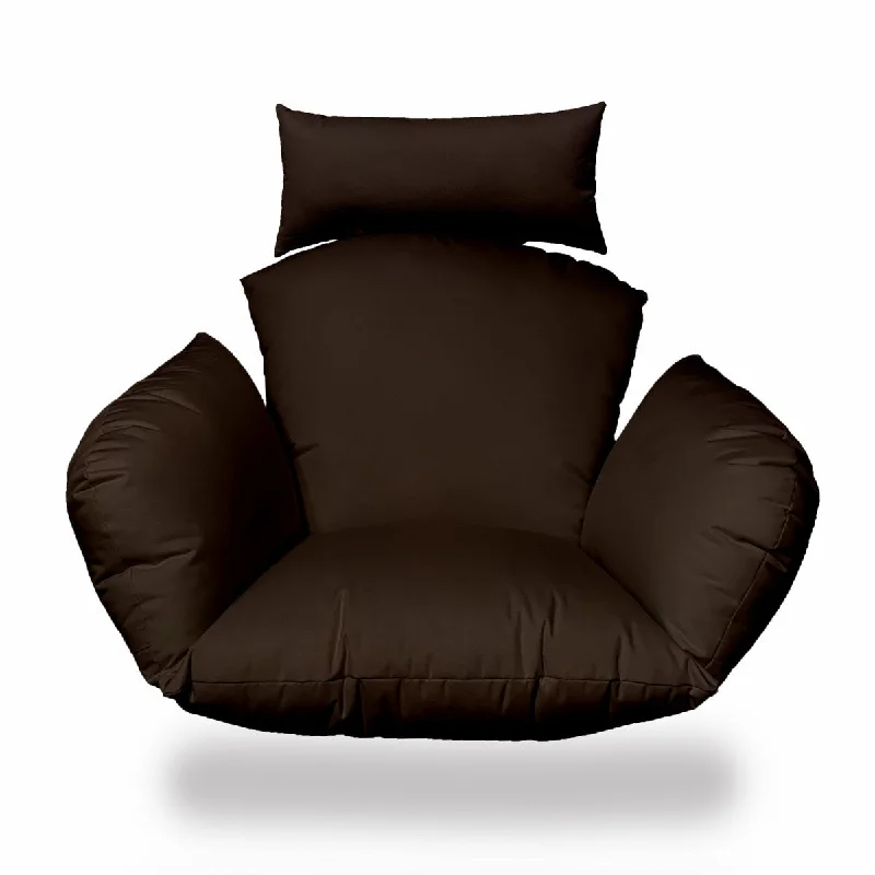 Primo Chocolate Brown Indoor Outdoor Replacement Cushion for Egg Chair - 36" x 40" x 7"