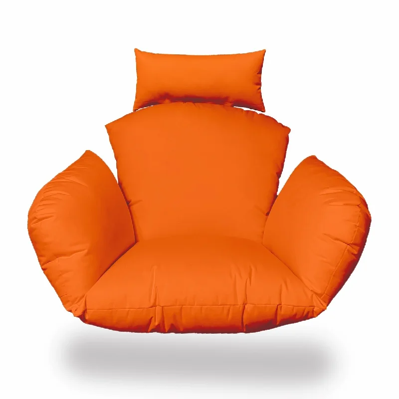 Primo Orange Indoor Outdoor Replacement Cushion for Egg Chair - 36" x 40" x 7"