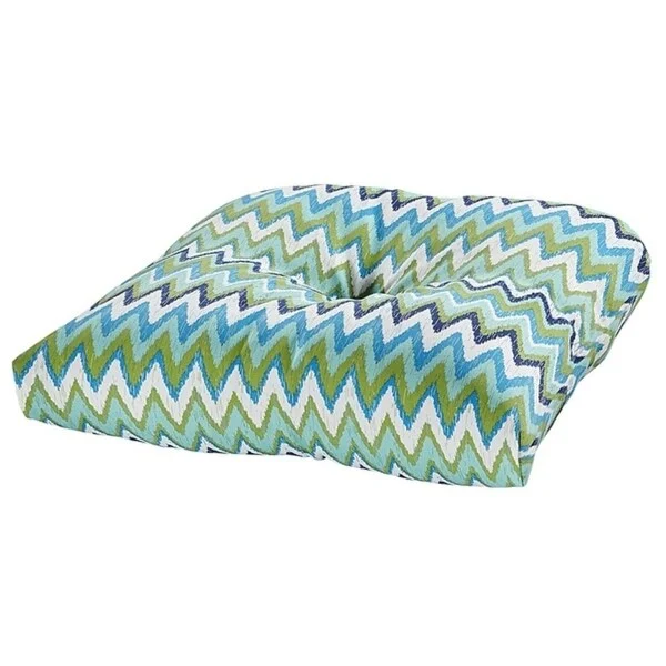 Major Savings Pulse Aqua Outdoor Chair Cushion