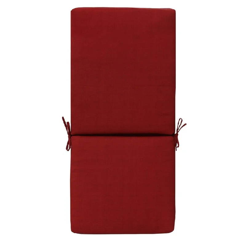 Ruby red Outdoor chair pad