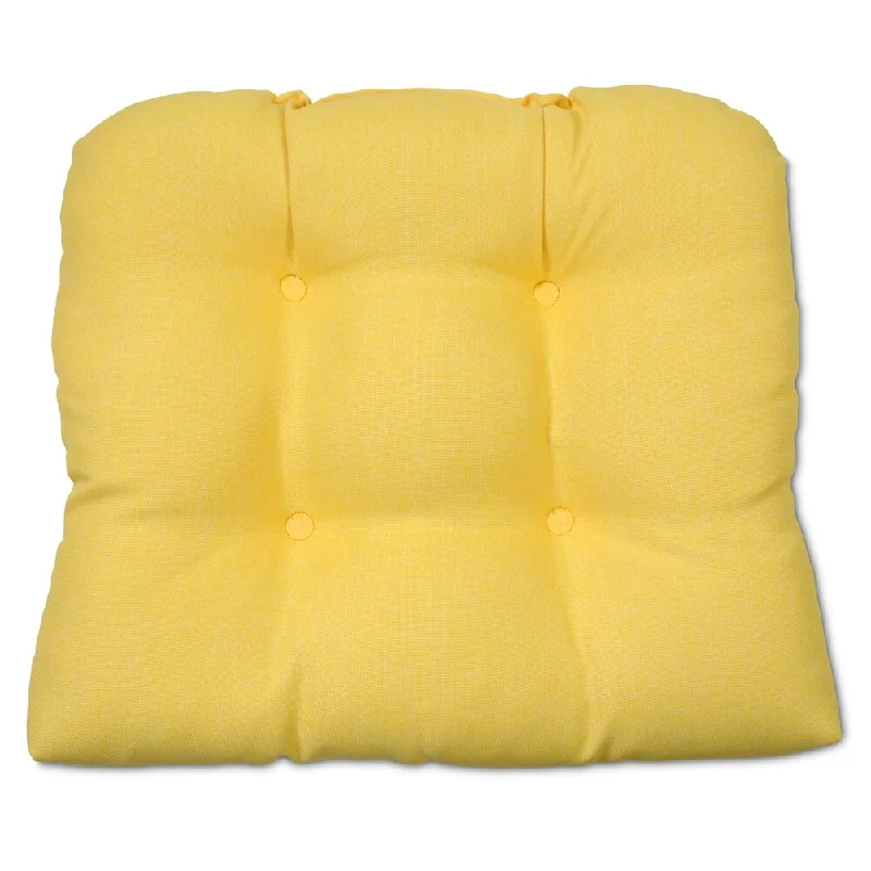 Special Price Seat Cushion Tufted Yellow