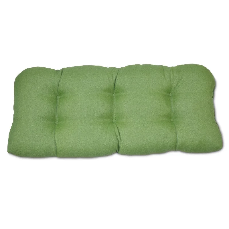 Daily Deals Settee Cushion Tufted Green