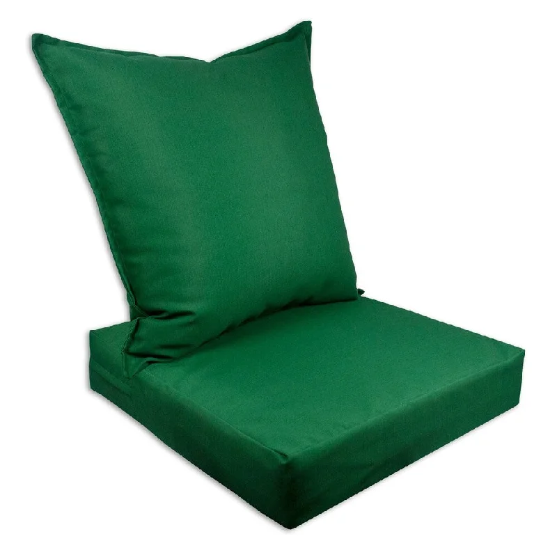 Mega Sale Sherry Kline Kurumba Outdoor Deepseat and Backseat Replacement Cushions - 23x22x7/23x22x5