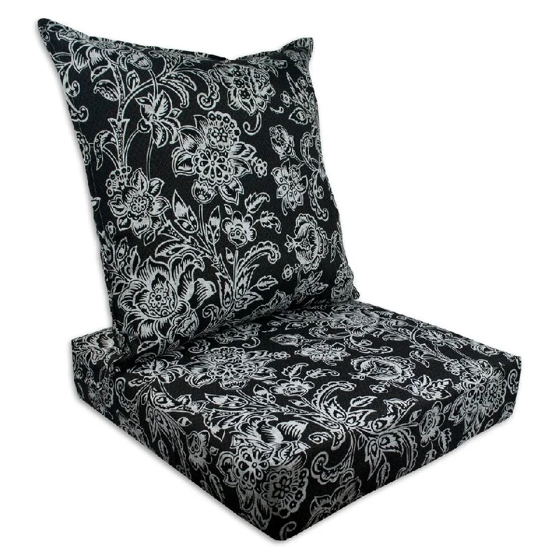Stock Up and Save Sherry Kline Riviera Outdoor Deepseat and Backseat Replacement Cushions - 23x22x7/23x22x5
