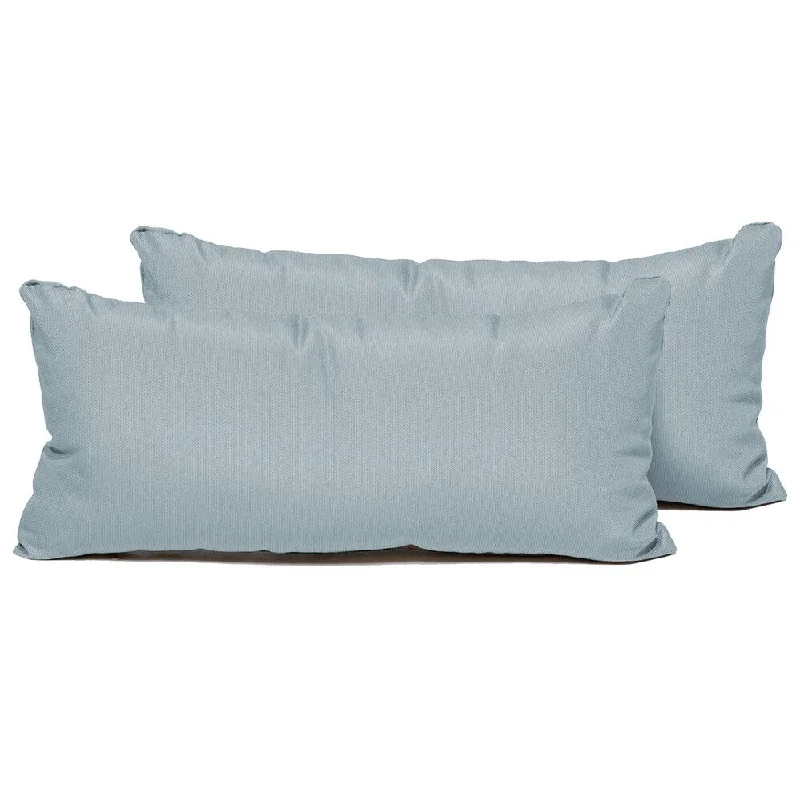 Deal Dash SPA Outdoor Throw Pillows Rectangle Set of 2 - 22x11