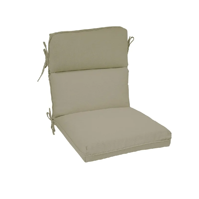 Suntastic O'Sun Otto Taupe Indoor/ Outdoor High Back Chair Cushion