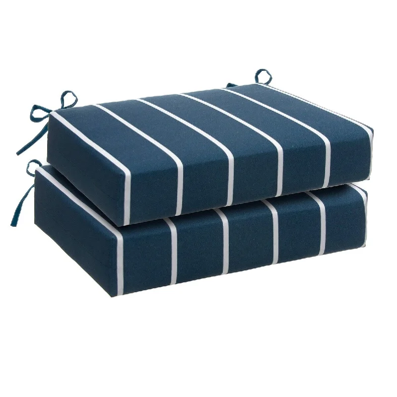 Sydney Blue Slab 20" x 20" 2 Pack Seat Cushions