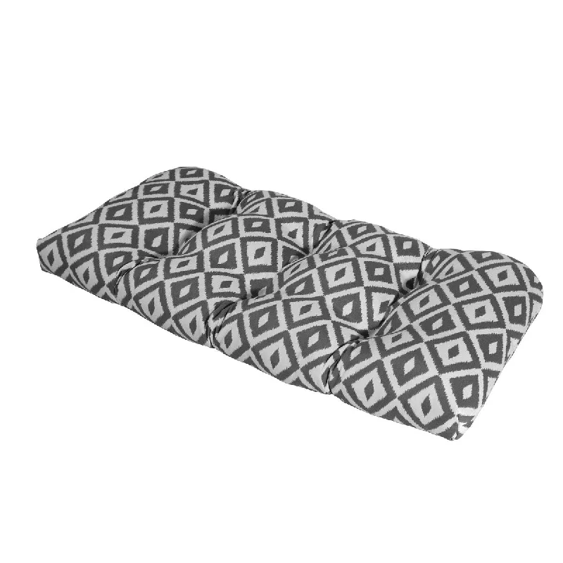 New Deals Terrasol Aztec Charcoal Outdoor Settee/Loveseat Cushion