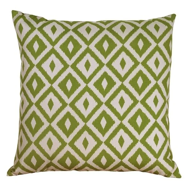 Shop and Save Terrasol Aztec Verde (Green) Outdoor Floor Pillow.